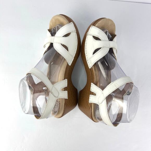 Dansko Season Full Grain White Casual Comfort Women's Sandal 39 (8-8.5) - Picture 6 of 12